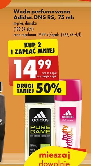 Biedronka Dezodorant adidas men pure game oferta