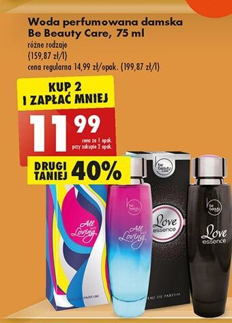 Biedronka Woda perfumowana be beauty all my loving oferta