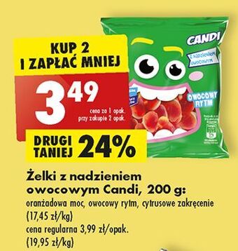 Biedronka Żelki nadziane oranżadki candi (biedronka) oferta