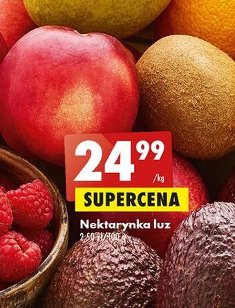 Biedronka Nektarynki oferta
