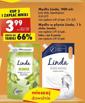 Biedronka Mydło w płynie kokos linda oferta