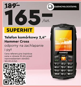 Biedronka Telefon cross 2.4" hammer (telefony) oferta