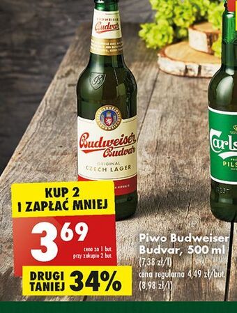 Biedronka Piwo b: original budweiser budvar oferta