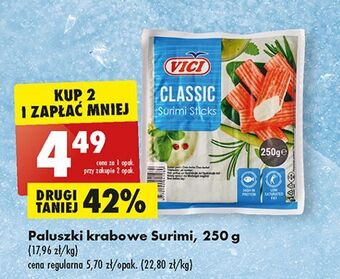 Biedronka Paluszki krabowe surimi vici oferta