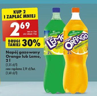 Biedronka Napój o smaku cytrynowym lemo oferta