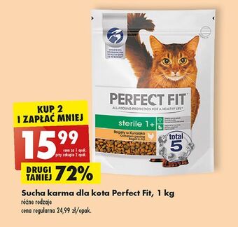 Biedronka Karma dla kota sterile 1+ perfect fit oferta
