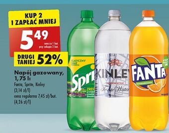 Biedronka Napój tonic water kinley oferta