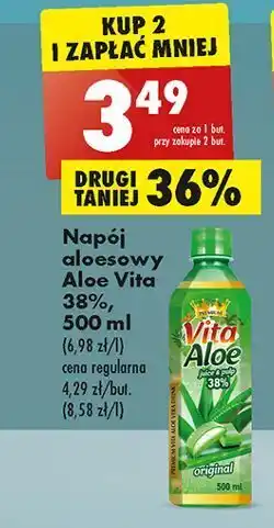 Biedronka Napój aloesowy vita aloe oferta