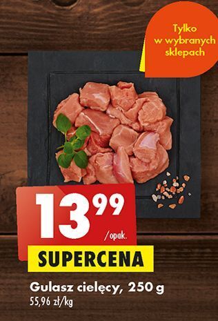 Biedronka Gulasz cielęcy oferta