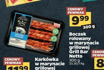 Netto Boczek rolowany w marynacie grillowej Grill Bar Netto oferta