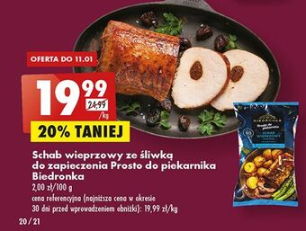 Biedronka Schab wieprzowy ze śliwką biedronka prosto do piekarnika oferta