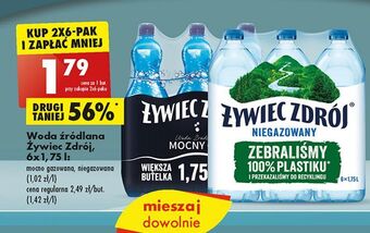 Biedronka Woda niegazowana żywiec zdrój oferta