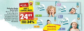 Biedronka Pieluszki dla dzieci 4 dada extra soft oferta