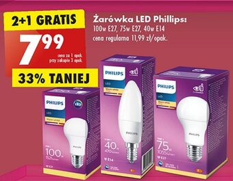 Biedronka Żarówka 75w e27 philips oferta