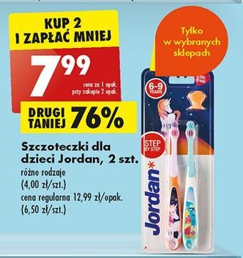 Szczoteczka do zębów 6-9 lat jordan step by