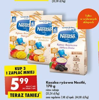 Biedronka Kaszka ryżowa bezmleczna 5 owoców nestle oferta
