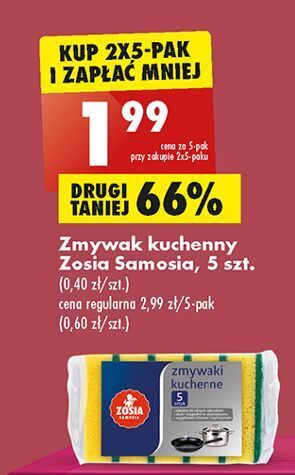 Biedronka Zmywaki kuchenne zosia samosia oferta