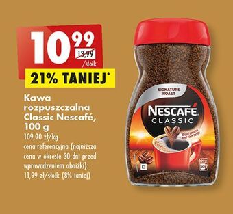 Biedronka Kawa nescafe classic oferta