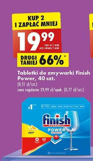 Biedronka Tabletki do zmywarek lemon finish quantum oferta