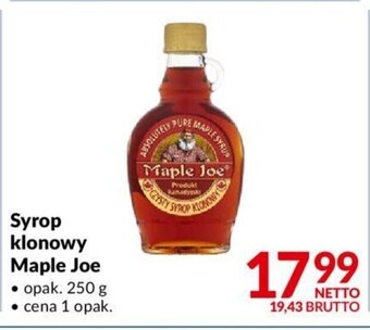 Makro Maple Joe Syrop klonowy 250g oferta