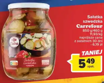 Carrefour Market Carrefour Sałatka szwedzka 850g/460g oferta