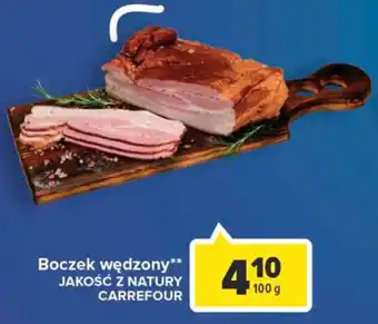 Carrefour Market Carrefour Boczek wędzony Jakość z Natury 100g oferta