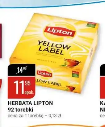 bi1 Herbata Lipton 92 torebek oferta