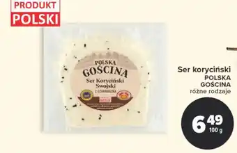 Carrefour Polska Gościna Ser koryciński 100g, różne rodzaje oferta