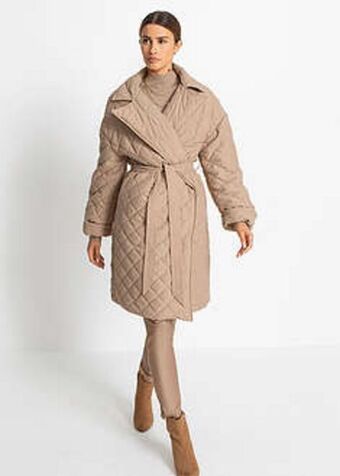 BonPrix Płaszcz pikowany z poliestru z recyklingu oferta