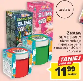 Carrefour Zestaw Slime Jiggly różne rodzaje oferta