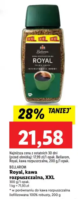 Lidl Bellarom Royal, kawa rozpuszczalna, XXL oferta