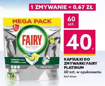 Dealz Tabletki do zmywarek regular fairy platinum oferta