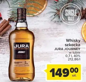 Carrefour Whisky w tubie jura origin 10 yo single malt oferta