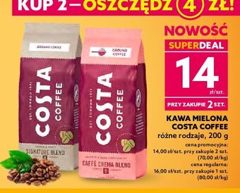 Dealz Kawa costa coffee signature blend oferta