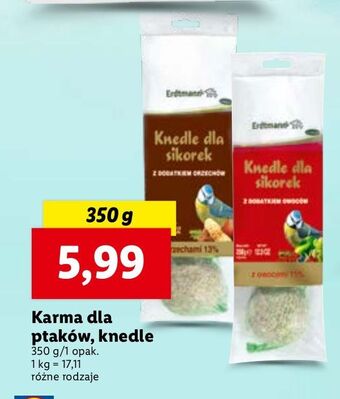 Lidl Knedle z orzechami erdtmann's oferta