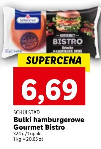Lidl Bułki hamburgerowe gourmet bistro schulstad oferta