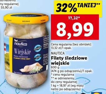 Lidl Filety śledziowe wiejskie nautica schwartz oferta