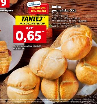 Lidl Bułka poznańska oferta