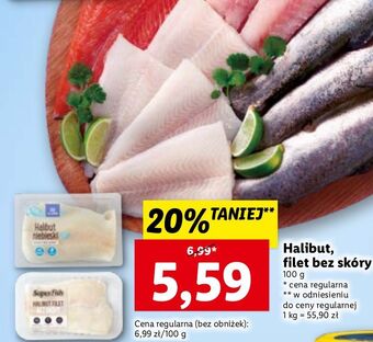 Lidl Halibut filet bez skóry oferta