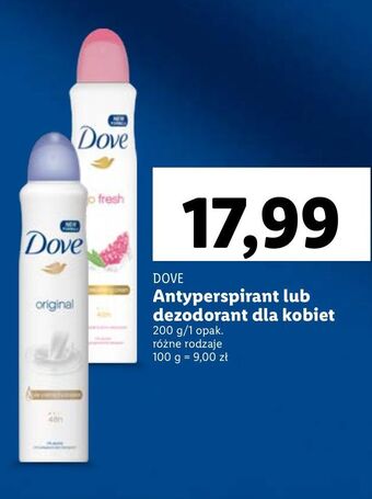 Lidl Dezodorant touch dove go fresh oferta