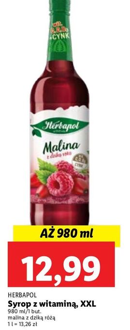 Lidl Syrop malinowy herbapol oferta