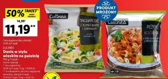 Lidl Tagliatelle ze szpinakiem i pomidorami culinea oferta