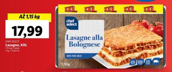 Lidl Lasagne bolońska chef select oferta