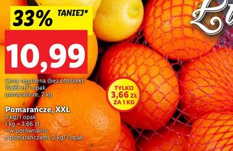 Lidl Pomarańcze oferta
