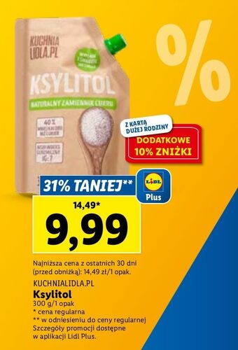 Lidl Ksylitol kuchnia lidla.pl oferta