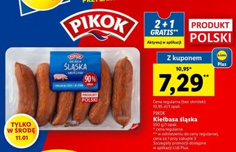 Lidl Kiełbasa śląska wieprzowa pikok oferta