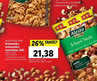 Lidl Mieszanka orzechów królewska alesto oferta