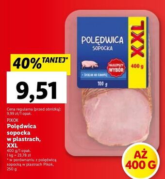 Lidl Poledwica sopocka pikok oferta