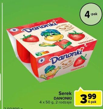 Carrefour Express Serek truskawka danone danonki oferta