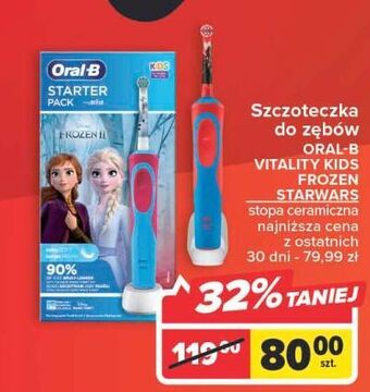 Carrefour Szczoteczka elektryczna star wars oral-b d12 kids oferta